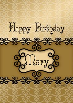 a happy birthday card with an ornate frame and the words,'happy birthday alla '