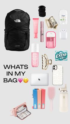 High School Essentials, Middle School Backpack, Summer Bag Essentials, Beginner Full Body Workout, High School Bags, College Student Hacks