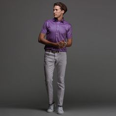 The versatile Semi-Spread Collar Polo. Woven for comfort and designed for style. This shirt pairs a formal semi spread dress collar with an extra comfortable, 4-way stretch, short-sleeved polo. The semi-spread collar has all the benefits of our ever popular English spread collar with a streamlined size. This Tribeca Gingham pattern provides the stylistic versatility to keep you looking sharp from your downtown client meeting to your uptown dinner date. Get all the upside of a formal collar witho Short Sleeve Business Shirt For Summer, Formal Short Sleeve Shirt For Summer, Fitted Half Sleeve Shirt For Formal Occasions, Short Sleeve Shirt For Spring Formal, Formal Short Sleeve Shirt For Spring, Elegant Slim Fit Short Sleeve Shirt, Semi-formal Short Sleeve Shirt For Spring, Spring Formal Short Sleeve Shirt, Modern Semi-formal Short Sleeve Shirt