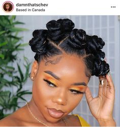 11 Creative Protective Hairstyles for Natural Hair Bantu Knots Hairstyles, Bantu Knot Styles, Medium Natural Hair Styles, Bantu Knot Hairstyles, Bantu Knot Out, Protective Hairstyles For Natural Hair, Natural Hairstyle, Hair Knot, Bantu Knots