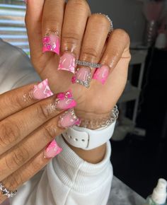 Extra Short Acrylic Nails, Kid Nails, Short Pink Nails, Girly Acrylic, Gel Nails Diy