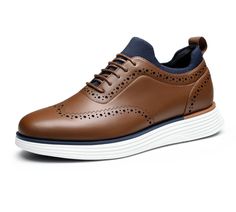 Brown Low-top Lace-up Shoes For Business Casual, Modern Low-top Oxfords With Brogue Detailing, Business Wingtip Lace-up Shoes With Contrast Sole, Modern Low-top Sneakers With Brogue Detailing, Modern Lace-up Sneakers For Business Casual, Modern Lace-up Business Casual Sneakers, Modern Business Casual Lace-up Sneakers, Business Casual Sneakers With Textured Sole, Business Casual Lace-up Sneakers With Textured Sole