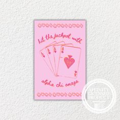 three pink cards with hearts on them and the words little heart at the top are written in