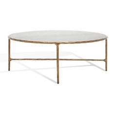 Brass / White Minimal Table, Oval Coffee Table, Tempered Glass Table Top, Cane Dining Chair, Home Coffee Tables, Vanguard Furniture, Oval Coffee Tables, Brass Coffee Table, Sofa End Tables