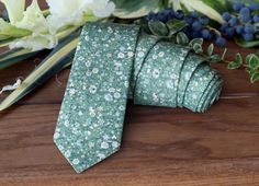 Floral Green Tie Wedding Light Blue Wildflowers Necktie DUSTY SAGE Floral Skinny Tie Wedding Ties Pink Delicate Blooms Necktie Special Order - Etsy Blue Ties For Wedding Neckwear, Blue Wedding Neckwear With Ties, Blue Standard Tie For Wedding, Green Wedding Suit And Tie Accessories For Spring, Green Suit And Tie Accessories For Spring Wedding, Elegant Wedding Suit And Tie Accessories With Adjustable Ties, Fitted Green Ties For Wedding, Adjustable White Tie For Wedding, Green Standard Tie For Wedding