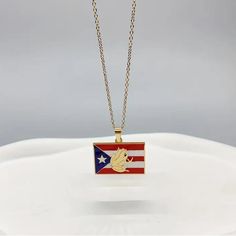 1pc Fashion Stainless Steel Flag Pendant Necklace Independence Day Souvenir Gift Holiday Hip Hop Necklace Jewelry Halloween Gifts Spanish Latin Latina Pride Puerto Rico Beach Travel Vacation Dainty Cute Trendy Necklace Jewlery Unisex Questions? Leave A Comment Below! Dominican Republic Jewelry, Taino Jewelry, Puerto Rican Jewelry, Mexican Flag Jewelry, Puerto Rican Earrings, Coqui Frog, Puerto Rico Necklace, Puerto Rico Beach, Hip Hop Necklace