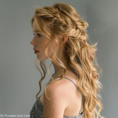 A twisted rope crown braid is a beautiful and romantic hairstyle. This style is perfect for weddings, festivals, or any occasion where you want to add a touch of elegance. Click for more! Braids Made Hairstyles, Bridal Hair With Vine, Wedding Romantic Hairstyles, Elf Hairstyles Curly Hair, Boho Hair With Veil, Traditional Greek Hairstyles, Fae Inspired Hairstyles, Beautiful Long Hairstyles, Wedding Hairstyles Fairy