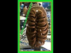 Peinado: Trenza de pluma o trenza esqueleto. - YouTube Beyonce Braids, Kids' Braids, Pinterest Hair, Hair Up Styles, Braided Updo, Different Hairstyles, Hair Dos, Braid Styles, Hair Videos