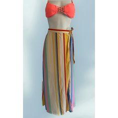 Boutique Brand. Msrp $85. Nice Soft Rayon Wrap Around Front Skirt With Elastic Rear For Comfort. Women's Size Medium. Measurements In Photos. Multicolor Summer Beach Cover-up Bottoms, Bohemian Multicolor Bottoms For Vacation, Red Long Wrap Skirt For The Beach, Spring Beach Maxi Skirt With Lining, Multicolor Bohemian Bottoms For Beach Party, Bohemian Multicolor Bottoms For Beach Party, Red Maxi Skirt For Summer Beach, Red Maxi Skirt For Summer Beach Outing, Red Summer Beach Maxi Skirt