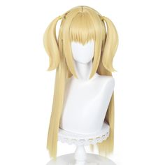 PRICES MAY VARY. 【Package Includes】- Package included a wig + a cap. Please shake it before wearing. 【Material】- Synthetic fibers. Fluffy, durable, thick enough, will not reveal the inner wig cap making you embarrassed, good breathability. 【Heat Resistant】- Can be re-style or cut within 356°F, very soft, comfortable and natural. 【Thick Enough】- Will not reveal the built-in mesh to embarrassing you. And you can use brush or hands to make beautiful texture in mins. 【Occasion】- Perfect for Hallowee Cosplay Misa Amane, Halloween Costume Blonde, Kawaii Wig, Misa Amane Cosplay, Long Blonde Wig, Kawaii Wigs, Misa Amane, Straight Ponytail, Costume Shoes