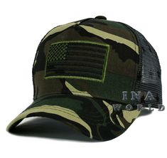 *****  USA  SELLER  ***** USA American Flag Mesh Hat USA Flag Embroidered Mesh Trucker SnapbackStars and Stripes Printed on MeshTactical Operator Military Baseball CapComfortable Easy Fit for Both Men and WomenAdjustable Snapback ClosurePremium Quality Headwear Flag Size 3.5" X 2"  - Army Camouflage - Free Shipping (Domestic only) All of the Baseball caps are placed in clear plastic bags and put in BOXES. We Will Combine All Multi-Orders We ship Priority mail service when ordered 4 or more items Military Camouflage Trucker Hat For Sports, Military Style Camouflage Trucker Hat For Sports, Military Style Baseball Cap For Summer, Military Style Trucker Hat, Khaki Military Style Trucker Hat, Military Camouflage Trucker Hat With Curved Bill, Military Style Camouflage Snapback Trucker Hat, Military Camouflage Trucker Hat With Visor, Military Style Camouflage Trucker Hat With Visor