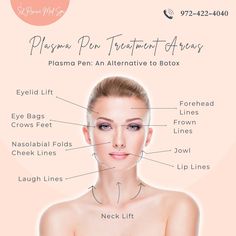 Revitalize your skin with Plasma Pen treatment, a Botox alternative. Unleash the power of precision to enhance and rejuvenate various areas. Rediscover a radiant, natural glow today! Book Appointment Now: ☎️ 972-422-4040 #ReviveMedspa #ReviveMedSpaMurphyTX #PlasmaPen #BotoxAlternative #SkinRevitalization #PrecisionBeauty #NaturalGlow #YouthfulSkin #BeautyEnhancement #NonSurgicalBeauty #CosmeticInnovation #RadiantResults #SkincareMagic #AgingGracefully Book Appointment Now, Botox Alternative, Eyelid Lift, Nasolabial Folds, Neck Lift, Book Appointment, How To Line Lips