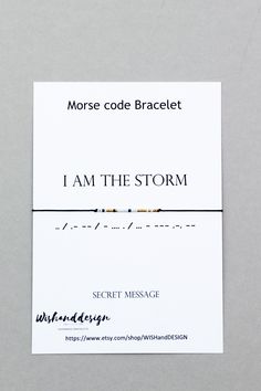 Morse code bracelet 1.pc with hidden message. MORSE CODE bracelet will always be a special gift with special message and a great reminder of a special day, special occasion! Bracelet is made from: ☉ Thin nylon thread your choosen color, one size length 30 cm, 12 inches ☉ Small Japanesse beads Miuyki Delica. ☉ dash - silver and gold, dot - glass beads, spacer between words - any bead closest to thread color. ☉  Closure - Sliding bead or sliding knot. By shipping, all the bracelets are packed in a Breathe Bracelet, Long Distance Relationship Bracelets, Stretch Beaded Bracelets Diy, Morse Code Words, Relationship Bracelets, Diy Jewellery Designs, Dash And Dot, Gold Dot, Hidden Message