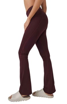 Slip into the stretchy, breathable comfort of these leggings designed to be resilient to workouts, hangouts and simple daily walks. 32" inseam; 8 1/2" leg opening 80% polyester, 20% elastane Machine wash, tumble dry By Free People; imported Comfortable Stretch Full-length Athleisure Leggings, Yoga Leggings With Comfort Waistband, Yoga Full Length Leggings With Comfort Waistband, Yoga Full-length Leggings With Comfort Waistband, Athleisure Leggings For Yoga With 5-inch Inseam, Athleisure Yoga Leggings With 5-inch Inseam, Athleisure Yoga Pants With 5-inch Inseam For Gym, Micro-elastic Moisture-wicking Yoga Pants With 5-inch Inseam, Athleisure Pants With 5-inch Inseam For Sports