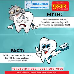 Myth And Fact, Myth Fact, Cornrows Natural, Dental Tips, Dental Check Up, Dental Office Design Interiors