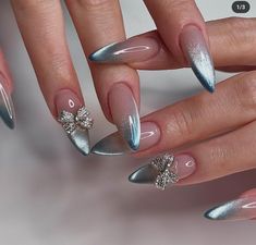 Fall Cat, Chrome Nails Designs, Eye Nails, Almond Nails Designs, Cat Eye Nails, Winter Nail Designs, Elegant Nails, Nail Art Ideas, Fire Nails