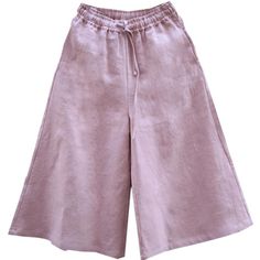 simplelinenlife-Women-Casua-Linen-Pants Spring Casual Wide Leg Capri Pants, Spring Casual Wide Leg Capri Length Pants, Wide Leg Harem Pants For Spring Loungewear, Casual Capri Length Wide Leg Pants For Spring, Summer Solid Color Relaxed Fit Harem Pants, Pink Linen Bottoms For Spring, Spring Solid Color Relaxed Fit Culottes, Spring Culottes In Solid Color With Relaxed Fit, Summer Pink Relaxed Fit Wide Leg Pants