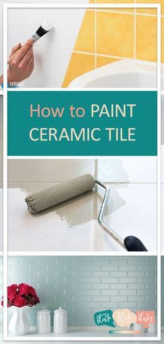 how to paint ceramic tile in the bathroom