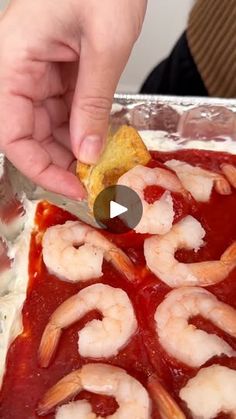 21K views · 119 reactions | This is my favorite appetizer! | This is my favorite appetizer!

I make a shrimp dip with little toasts. | By Justine Kameron | Alright, that was just my
French bread that I cut into slices. I'm going to bring in
my sheet pan and we're going to lay out our French bread pieces
right on our sheet pan because we want to toast these up for
this super easy and delicious appetizer. Alright and to make
sure these get nice and crispy, we're going to drizzle some
olive oil on these. Just a nice little drizzle and then we will
use our kitchen brush to make sure it gets nice and
distributed. So I just have this just like what you would
do for butter and we're just going to kind of get that olive
oil all over that piece of bread. Yummy. Alright and then
I'm just going to do