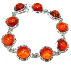 Handmade Unique 925 Sterling Silver bracelet with unique one of a kind Amber,  22.60 grams of marvelous handcrafted jewelry design. Only one piece availble ready to ship! It's unique worldwide bracelet - simply piece of art in world of fine jewelry. Beautiful  Amber .925 Sterling Silver handcrafted  Bracelet  BRACELET DETAILS: Weight: 22.60g; Material: Sterling Silver; Main stone: Amber; Width (widest section): 1/2 inch; Inner circumference: 7 3/8 inch; Clasp: Lobster-claw labs; Stamp / Mark: 92 Unique Sterling Silver Bracelet For Formal Occasions, Unique Hallmarked Sterling Silver Bracelet As Gift, Unique Hallmarked Bracelet For Gift, Unique Polished Sterling Silver Bracelet, Handmade Sterling Silver Bracelet For Formal Occasions, Unique Sterling Silver Bracelet For Gift, Sterling Silver Bracelet With Cabochon, Unique Sterling Silver Bracelets As A Gift, Unique Handmade Sterling Silver Bracelet As A Gift