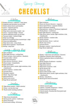 a printable grocery checklist with orange and blue accents