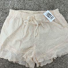 New With Tags. Never Worn. Cute Dot Shorts. Perfect For Summer/Beach Polka Dot Bottoms For Vacation In Spring, Polka Dot Bottoms For Summer Vacation, Summer Polka Dot Bottoms For Day Out, Trendy Polka Dot Summer Bottoms, Casual Polka Dot Bottoms For Summer, Casual Polka Dot Summer Bottoms, Beige Pajama Shorts For Beach In Spring, Polka Dot Short Bottoms For Spring, Beige Pajama Shorts For Spring Beach