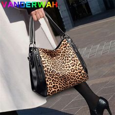 Brand Name: VANDERWAHHandbags Type: Shoulder BagsTypes of bags: Shoulder & Crossbody BagsMain Material: Microfiber Synthetic LeatherLining Material: PolyesterShape: Casual TotePlace Of Origin: HE BEI ProvinceOrigin: CN(Origin)Hardness: SoftPattern Type: LeopardInterior: Interior Slot PocketInterior: Cell Phone PocketInterior: Interior Zipper PocketInterior: Interior CompartmentDecoration: NONEExterior: Silt PocketOccasion: VersatileClosure Type: zipperGender: WOMENStyle: ClassicModel Number: Hig Hip Hop Print, Leopard Bag, Luxury Crossbody, Female Girl, Designer Crossbody Bags, School Bags For Kids, European Designs, Casual Tote, Large Bag