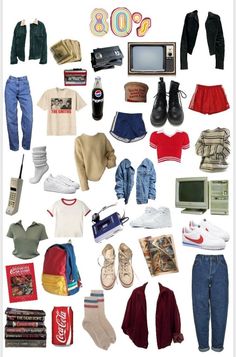 1980s Outfit Inspiration, Everyday 80s Outfit, 80s Fashion Moodboard, 80s Aesthetic Summer Outfits, 1980s Slasher Summer, Outfit Ideas 80s Style Vintage, Vintage Outfits 80s Retro Woman, 80s Outfit Moodboard, 80s Nerd Fashion