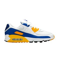 Find NIKE Air Max 90 'knicks on Editorialist. Air Max 90 'Knicks' Nike Air Max 90, Air Max, Nike Air Max, Nike Air, Nike, Luxury Fashion, White