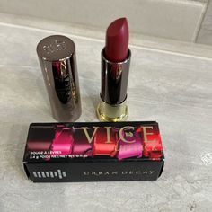 New In Box And Never Used. Creamy Red-Ish Brownish Color. Urban Decay Manic Lipstick, Urban Decay Vice Lipstick, Urban Decay Makeup, Makeup Lipstick, Red Brown, Urban Decay, Cream Color, Womens Makeup, Cream