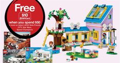 the legos are on sale for $ 5 99 and it's free from toys r us