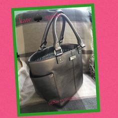 Simple And Subtle, This Sassy Purse Is Nwt From Kate Spade. Pebbled Leather Exterior Is In A Soft Pewter Color. With Kate’s Signature Striped Lining. It Has Two External Side Pockets, Two Internal Slip Pockets And One Internal Zippered Pocket. Although Nwt, There Is A Small Smudge Inside (See Pics). Please Ask Any Questions You Have In The Comment Section And Submit Your Offer Using The Button Below. Thank You For Stopping By My Closet. Happy Poshing!! Kate Spade Luxury Silver Bag, Kate Spade Silver Bag, Luxury Silver Kate Spade Bag, Kate Spade Silver Bag For Everyday Use, Kate Spade Silver Bag For Everyday, Kate Spade Silver Everyday Bag, Silver Kate Spade Bag For Everyday, Elegant Silver Kate Spade Bag, Silver Shoulder Bag With Palladium Hardware For Office