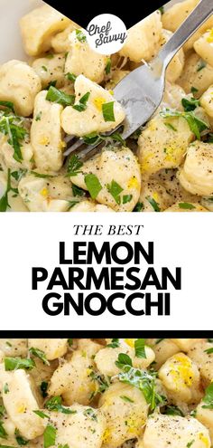 the best lemon parmesan gnocchi recipe