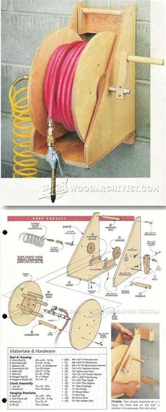 an instruction manual showing how to make a woodworking project with the help of a hand tool