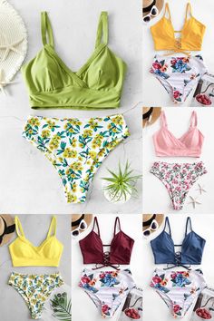 Shop the Season's Hottest clothing Trends, Low Price, Stylish New Styles, 100% Quality Guarantee, Free & Fast Shipping! #Zaful #swimwear #beachwear #summerfasgion #bikini #yellow Clothing Trends, How To Earn Money