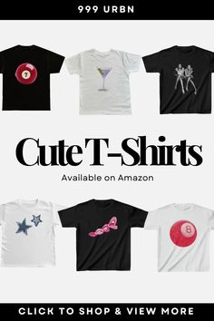 Streetstyle graphic tee shirts available on amazon. Click to shop and view more aesthetic graphic tees. Where To Get Graphic Tees, Where To Buy Graphic Tees, Amazon Graphic Tees, Aesthetic Graphic Tees, Sweatshirt Design Ideas, Amazon Shirts, Anime Tshirt, Cute Graphic Tees, Girls Graphic Tee