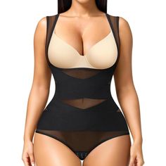 Crafted From High-Quality Nylon And Spandex, Our Tummy Control Shapewear Offers Exceptional Stretch, Durability, And Long-Lasting Performance. The Faja Shapewear For Women Innovative Sheer Mesh Fabric Ensures A Gentle Yet Hold Everything In Place , While Maintaining Breathability And Superior Control. Achieve A Seamless And Flattering Silhouette With Ease. This Lightweight One-Piece Bodysuit Provides All-Day Comfort, Making It Ideal For Any Occasion Or Outfit. Our Slimming Corset Shapewear Featu Body Shaper Corset, Best Waist Trainer, Shapewear For Women, Corset Shapewear, Shapewear Bodysuit, Compression Leggings, Women's Shapewear, Comfort Wear, Body Shaper