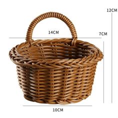 the size of a basket with measurements