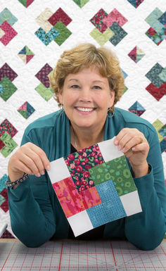 Watch this Square Block Jelly Roll Card Trick Quilt Tutorial. Jenny demonstrates an easy way to sew a difficult old fashioned block, the card trick. Two Step Quilt, Missouri Quilt Tutorials, Missouri Quilt Company, Missouri Star Quilt Company Tutorials, Missouri Star Quilt Tutorials, Colchas Quilting, Missouri Quilt, Finished Quilts, Missouri Star Quilt Company