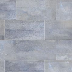 a tile floor with gray and blue colors