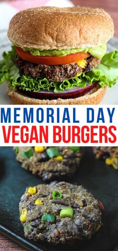 this memorial day vegan burgers recipe is so good and easy to make