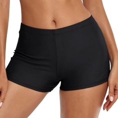 Brand New Black Boy Short Bikini Bottoms. Excellent Unworn Condition. Size Xl. Retailed For $18 Waist: 30"-46" Rise: 11" Skud24100 Black Boy, Black Swimwear, Women's Boutique, Cheeky Bikinis, Boy Shorts, Women Swimsuits, New Black, Boutique, Brand New