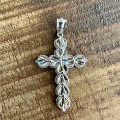 14k White Gold Cross Has Two Layers And A Lot Of Intricate Details On The Front And Back. Only Worn A Couple Of Times, No Tags, In Brand New Condition. Just 1.5inch In Size. It’s A Great Addition To Any Outfit. Purchased From Zales Jewelers. Zales Jewelry, Cross Jewelry, Gold Cross, Intricate Details, Womens Jewelry Necklace, A Couple, Jewelry Necklaces, White Gold, Women Jewelry