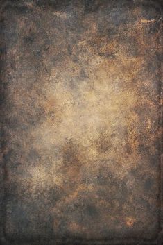 an old, grungy metal plate with some rust on it's surface