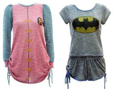 Batman + Robin pajamas. I need these. Very much. <33 Batman Outfits, Geeky Fashion, Womens Pjs, Geek Fashion, Batman And Robin, Women's Pajamas, Batman Robin, The Batman, Geek Girls