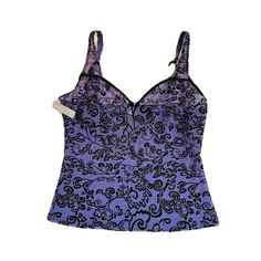 Y2k Cami Comes From A Smoke Free, Pet Friendly Home Womens Top Brand New With Tags Womens Size Large Photos Are Part Of The Items Description Measurements 17.5 Inches Underarm To Underarm 20 Inches Top To Bottom Purple Stb1 Fitted Sleeveless Purple Sleepwear, Fitted Purple Sleepwear With Built-in Bra, Fitted Sleeveless Sleepwear With Built-in Bra, Fitted Purple Tank Top For Loungewear, Fitted Purple Camisole Sleepwear, Sleep Tank Top, Witchy Outfits, Vintage Bra, Goth Clothes