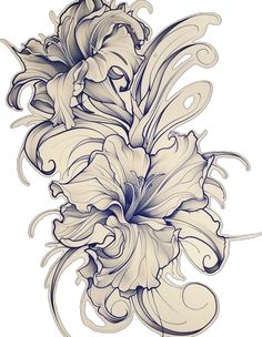 Rich Gladiolus Tattoo Sketches Gladiolus Tattoo, Waist Tattoos, Hand And Finger Tattoos, Boho Tattoos, Leg Tattoos Women, Pretty Tattoos For Women, Dope Tattoos For Women, Tattoo Stencil Outline