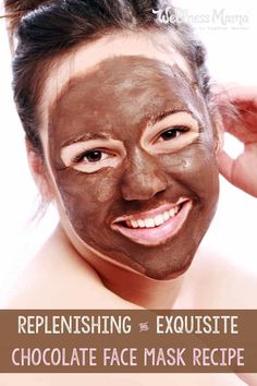 DIY Chocolate Face Mask Recipe (& Benefits) | Wellness Mama Chocolate Face Mask, Shampoo Recipe, Kitchen Ingredients, Tumeric Face Mask, Diy Chocolate, Green Tea Mask, Face Mask Recipe, Gut Microbiota, Greasy Hair Hairstyles