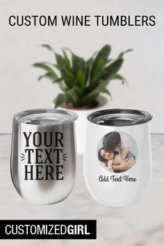 Custom Wine Tumblers at Customized Girl Custom Wine, Text Art, Wine Tumbler, Add Text, Wine Tumblers, Wine Gifts, Customized Gifts, Bachelorette Party, Wine Glass