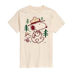 a t - shirt with a cartoon dog wearing a hat